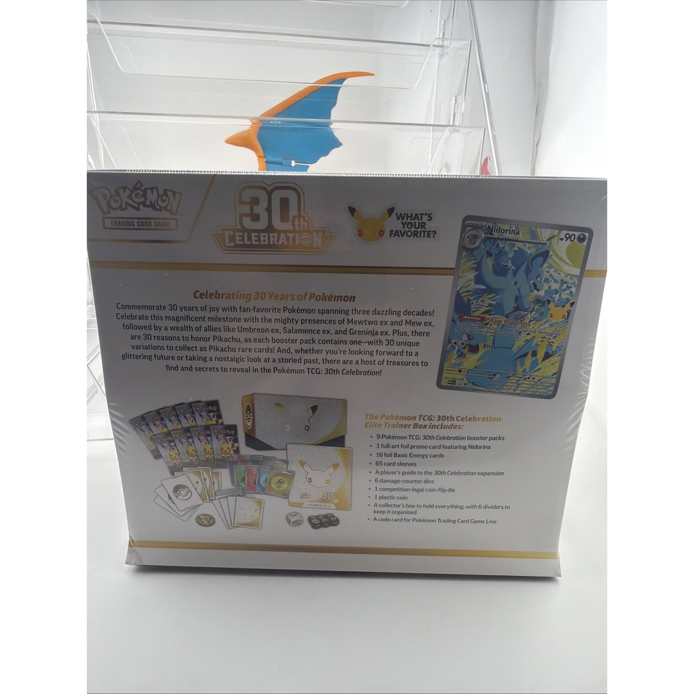 (English) Pokemon 30th Celebration Elite Trainer Box ETB Pokemon TCG - Picture 2 of 8
